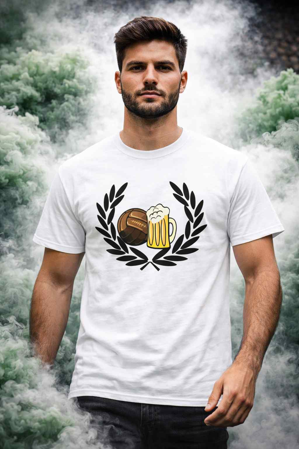 FOOTBALL AND BEER